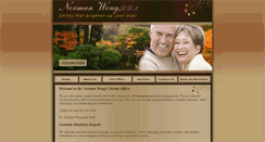 Desktop Screenshot of normanwongdds.com